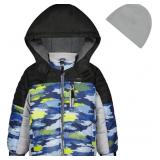 LONDON FOG Boys' Heavyweight Hooded Puffer Jacket