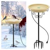 Lovppy Heated Bird Baths for Outdoors for Winter,