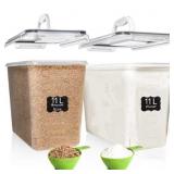 Shazo 4Pcs (11L | 11000ML) Extra Large Airtight Fl