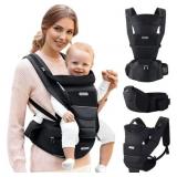 Baby Carrier with Hip Seat Ergonomic M Position 6-