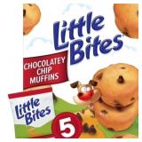 BB: 07/26 Lot Of 2 Little Bites Chocolatey Chip Mu