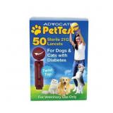 Lot Of 6 PetTest Twist Top Lancets 21G for Dogs an