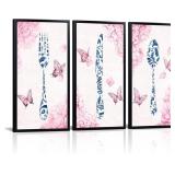HOMEOART Kitchen Wall Decor Floral Spoon Painting
