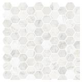InHome 19-in W x 20-in H Self-adhesive White Geome