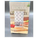 Electric Salt and Pepper Grinder Set, Double Spice