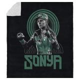 Mortal Kombat Silk Touch Sherpa Throw Blanket   So