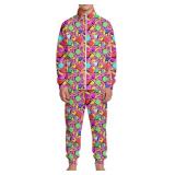 Size XXL Kids Two-Piece Classic Zippered Sports Ja
