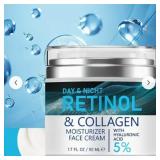 Retinol and Collagen Face Cream with Hyaluronic Ac