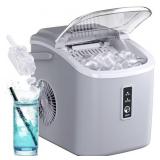 Simzlife Countertop Ice Maker with Handle,Portable