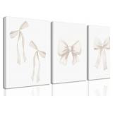 Bow Canvas Wall Art Coquette Wall Decor Poster Pri