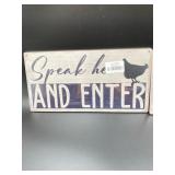 Funny Hen House Wooden Hanging Sign, Hen House Wal