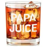 Papa Gifts, Papa Fathers Day Gift Whiskey Glass fo