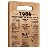40th Birthday Gifts for Women Men, 1986 Birthday G