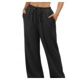 Size X-Small ATHMILE Womens Sweatpants Wide Leg Ba