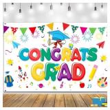Premium Kindergarten Graduation Backdrop Banner, L