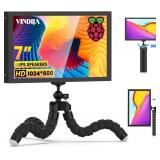 7 Inch Monitor Mini Screen for Raspberry Pi, 1024x