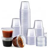 LOT OF 2 ~GUSTO 1 oz Jello Shot Cups with Lids 200