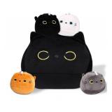 Guiqulai Black Cat Plush Toy Set 9