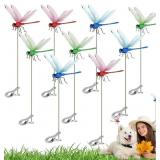 12 Pack Dragonfly Clips,3D Fake Dragonflies, Hummi