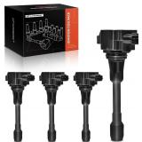 A-Premium Set of 4 Ignition Coil Pack - 3-Pins