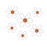 Zealor 6PCS Boho Nursery Decor Daisy Flower 8/10/1