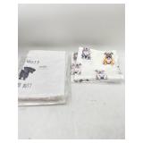 8 count of Funny Dog Dachshund Kitchen Towels, Cut