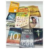 Large Lot of 10 Books!! Includes Novels, Self Help