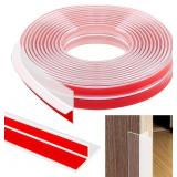 Lot of 2, T-Shaped Weather Stripping, 1.37" X 20FT