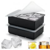 Silicone Ice Cube Tray, Easy Release Flexible Sili