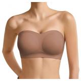 Strapless Bra for Women Bandeau Bras Wireless Seam