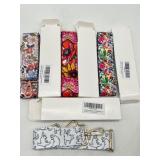 Lot of 4 Purse Straps, Variety of Designs, Cute Ac