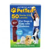 Lot of 12 PetTest Twisttop Lancets 50 PCs Per Box