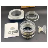 Magnetic dryer vent coupling set