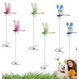 6 Pack Dragonfly Clips, 3D Fake Dragonflies with S