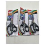 Lot of 3, Premium Fabric Scissors, 9.5 Inch   Heav