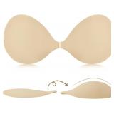 Lot of 2, Size A Cup Adhesive Sticky Strapless Bra