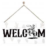Welcome Sign for Front Door, Welcome Decor Wooden
