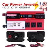 5000W Car Power Inverter DC 12V to 110V AC Pure Si