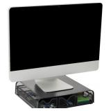 Mind Reader Monitor Stand, Ventilated Laptop Riser