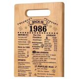 40th Birthday Gifts for Women Men, 1986 Birthday G