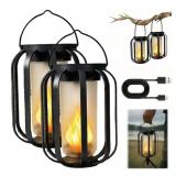 2 Pack Solar Powered LED Courtyard Lights Cute Yar