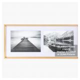 5x7 2-Opening Gold Aluminum Picture Frame