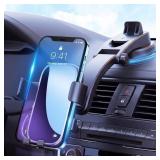 Suction Cup Car Phone Mount for Dashboard and Wind