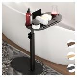 Yumkfoi Bamboo Bathtub Tray Table with Adjustable