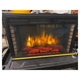 Plug-in fireplace heater/display