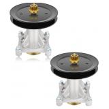 Lawn Mower Spindle with Pulley Fits for 532187292