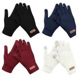 Winter Gloves Women, Warm Lining Touchscreen Glove