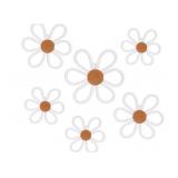 Zealor 6PCS Boho Nursery Decor Daisy Flower 8/10/1