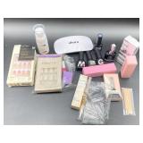 Small nail lot - all new ; from gel polish to pres