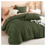 Litanika Oversized Queen Comforter Set, 3 Pcs Tuft